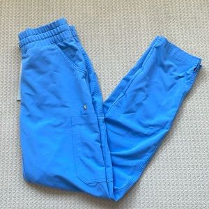 XS Ciel Blue Yola Skinny Scrub Pants